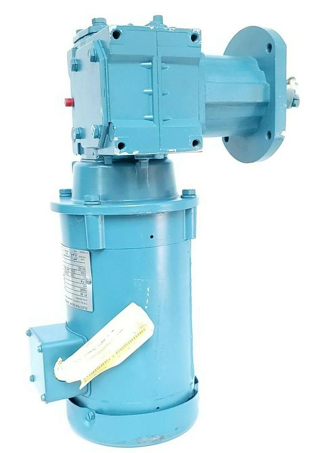 Used ELECTRA-GEAR 64-70003-07 FRAME 56C H.P. 0.5 RPM: 1725 W/ 17RLSC5 RATIO: 12.5/1