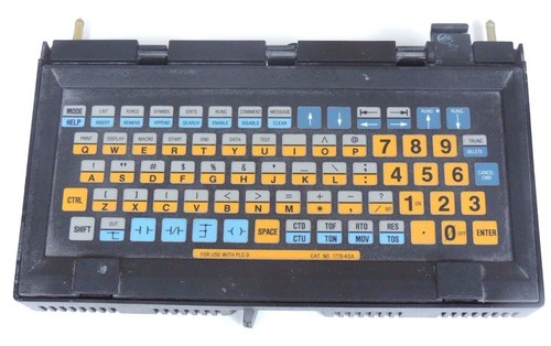 Used ALLEN BRADLEY 1770-FE PLC-3 KEYBOARD P/N 966270-02 F/W REV. E SER A 1770FE