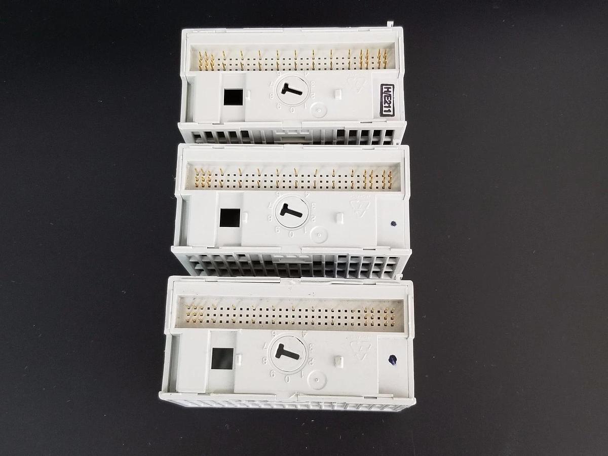 Used LOT OF 3 ALLEN BRADLEY 1794-IB16 FLEX I/O MODULES SER. A REV. A01, 1794IB16