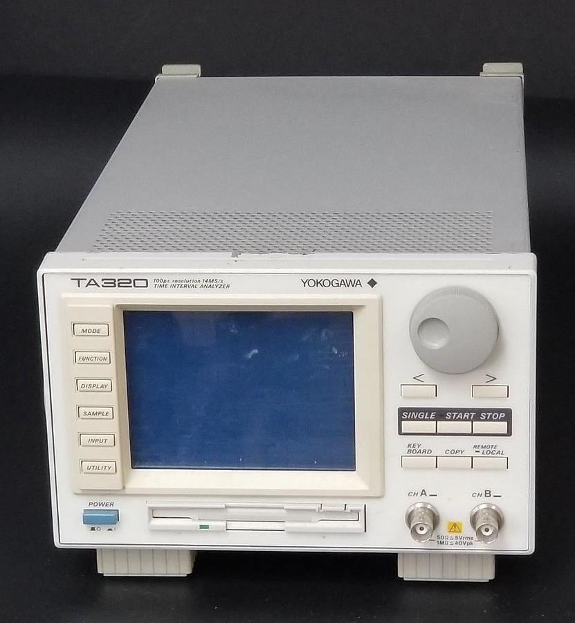 Used YOKOGAWA TA320 100PS RESOLUTION 14M/S TIME INTERVAL ANALYZER 704210 D