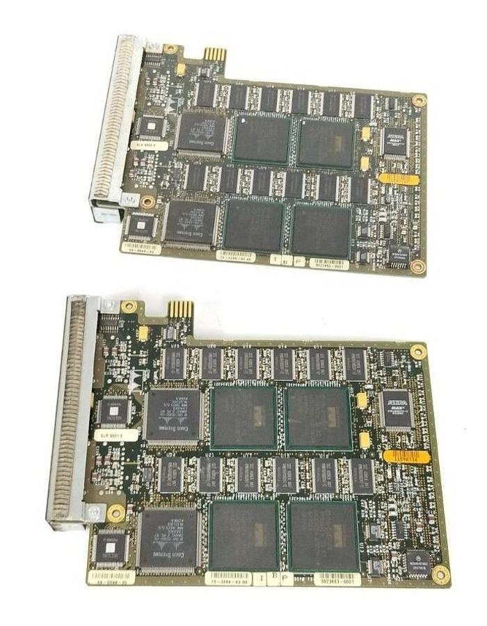 Used LOT OF 2 CISCO SYSTEMS WS-U5536-GELX ETHERNET MODULES 68-0548-02 , 73-3286-03