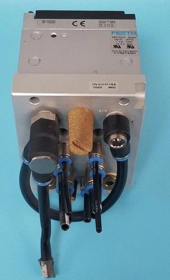 Used FESTO ELECTRIC CPV14-VI-P4-1/8-B MULTI PIN BASE W/ CPV-14-VI , CPV14-GE-FB-4