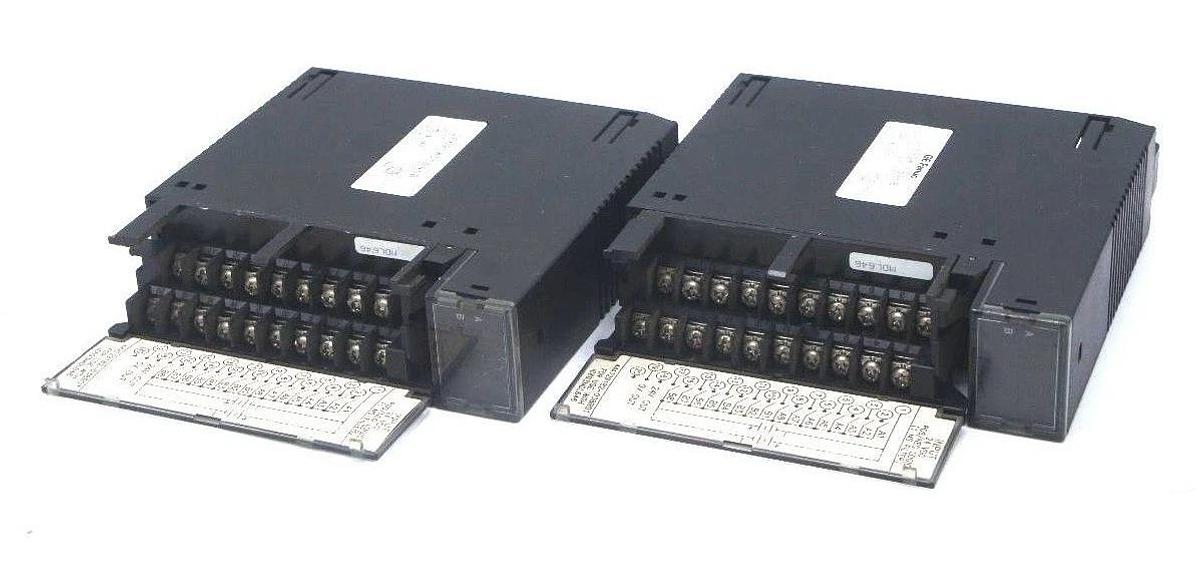 Used LOT OF 2 GE FANUC IC693MDL646B INPUT MODULE 24VDC 16PT POS/NEG FAST MINOR CHIPS