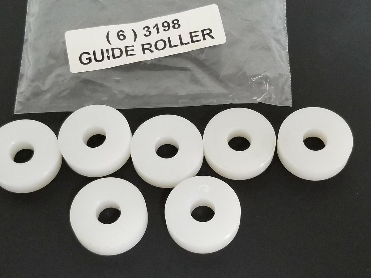 Used LOT OF 7 NEW GENERIC F-3198 GUIDE ROLLERS AAA2-6B2