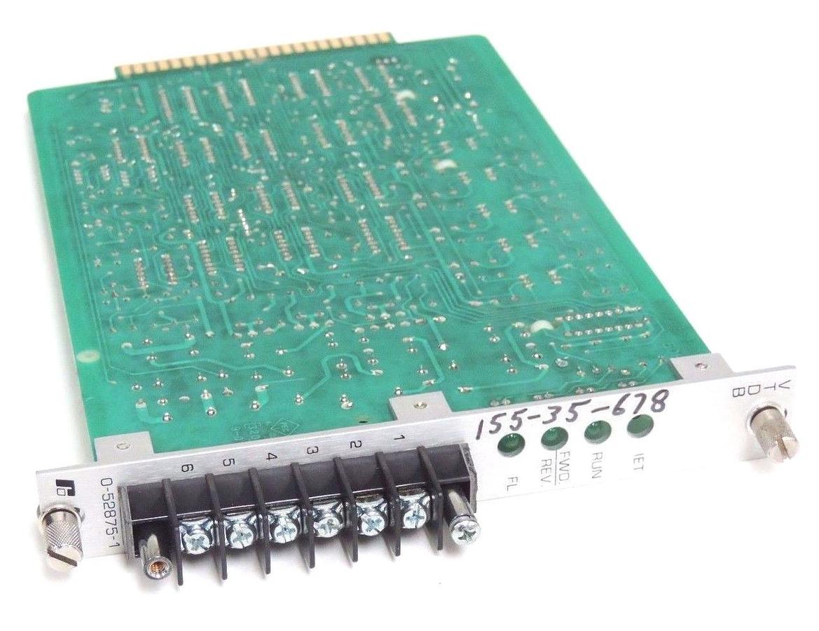 Used RELIANCE ELECTRIC 0-52875-1C PC BOARD V/T DIGITAL BOARD VTDB