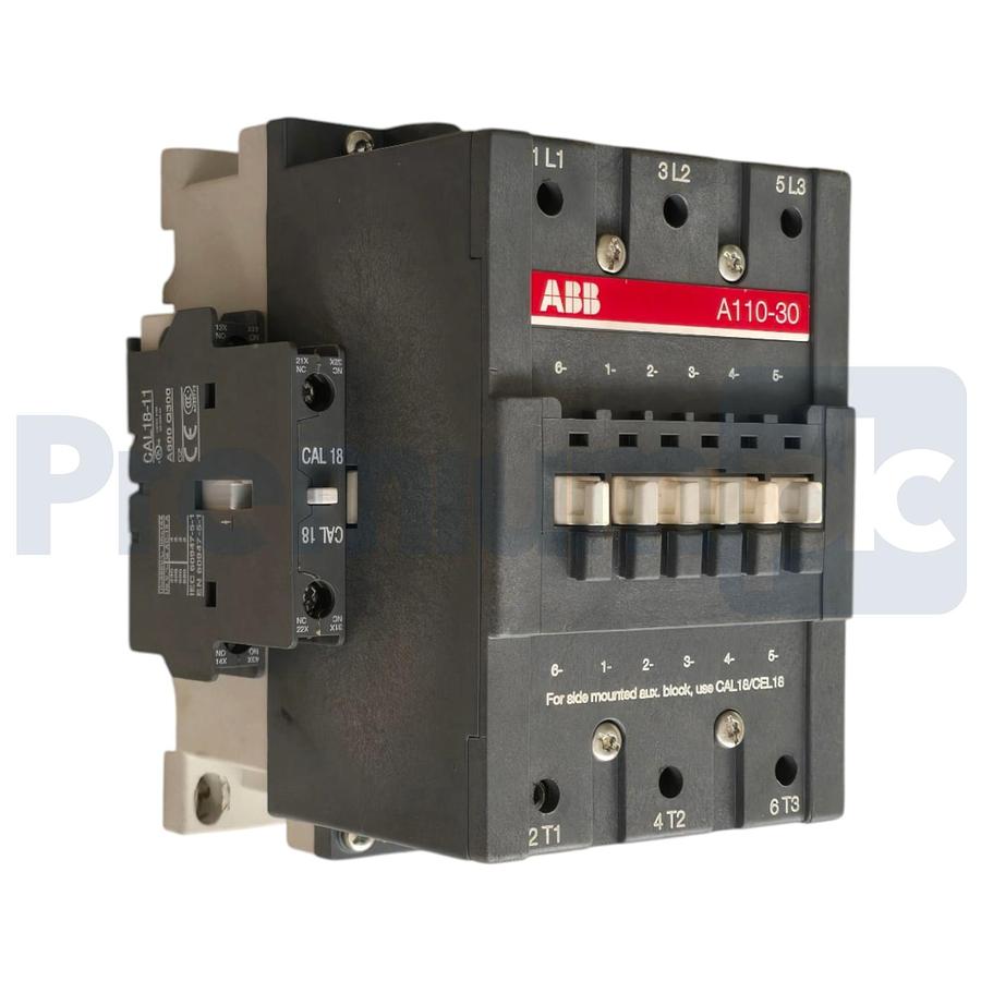Used ABB A110-30-11-84 3-Pole IEC Contactor 110A 110/120V Coil 1SFL451001R8411 NUPI