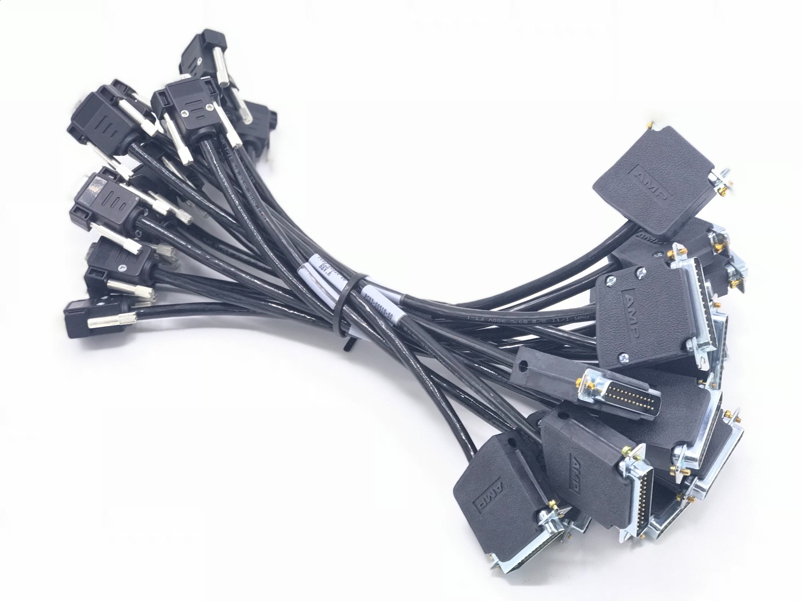 Used LOT OF 15 NEW BLACK BOX DB25M-DB9F MODEM CABLES 1 FT