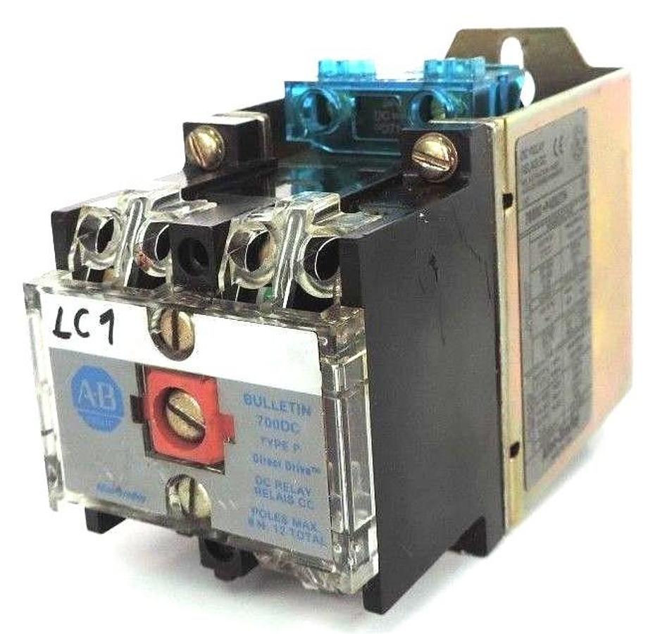 Used ALLEN BRADLEY 700DC-P400Z24 SER. D CONTROL RELAY TYPE P 700DCP400Z24
