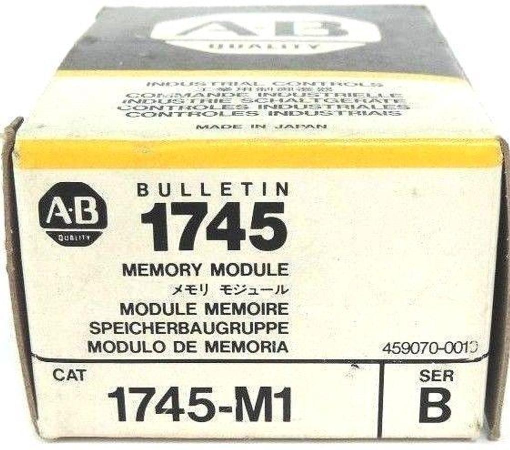 Used ALLEN BRADLEY 1745-M1, SER. B MEMORY MODULE 1745M1