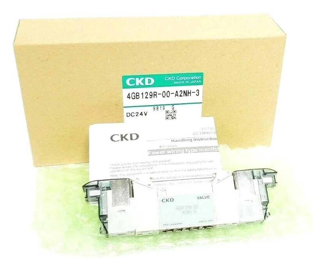NIB CKD 4GB129R-00-A2NH-3 PILOT VALVE DC24V 4GB129R00A2NH3