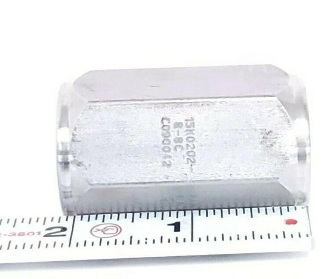 Used LOT OF 2 NEW PARKER 15K0202-B-8C COUPLINGS, FEMALE, 1/2" NPT MAWP 15K PSI