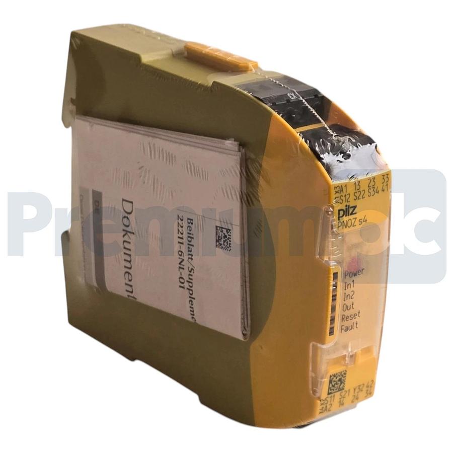 Sealed Pilz PNOZ s4 24VDC 3n/o 1n/c Safety Relay PNOZs4 Ident No 750104 NSFS