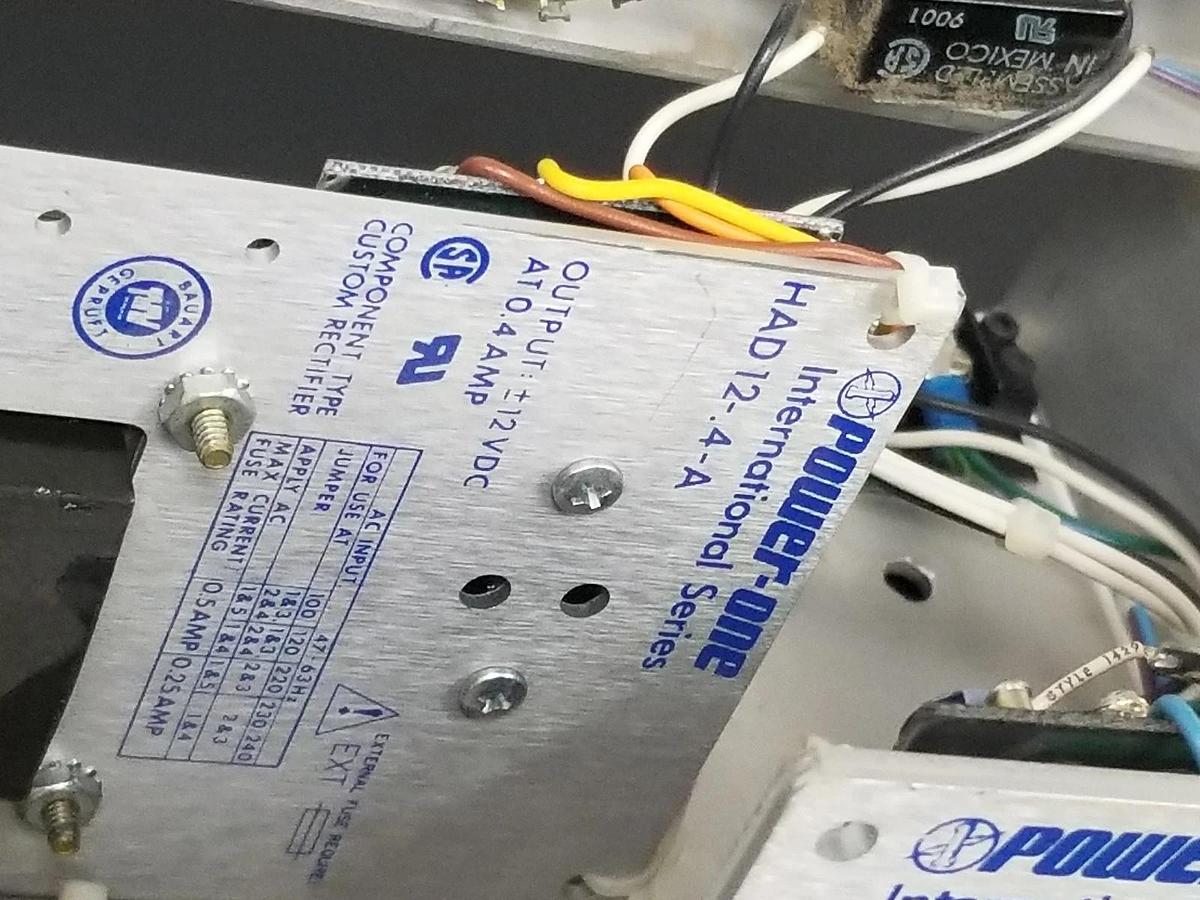 Used THE COE MANUFACTURING COMPANY 200V POWER SUPPLY ASSEMBLY HAD12-0.4-A, HC12-3.4-A
