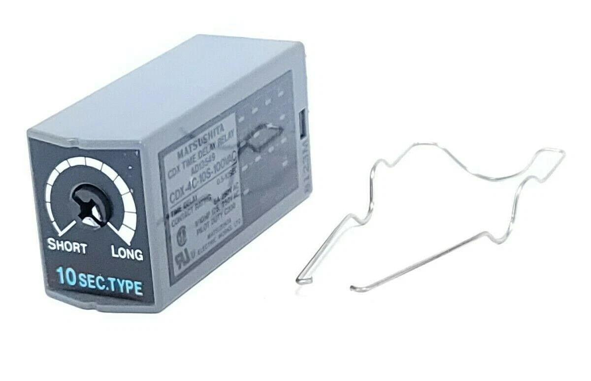 NEW MATSUBHITA CDX-4C-10S-100VAC CDX TIME DELAY RELAY AD13549 0.5-10SEC