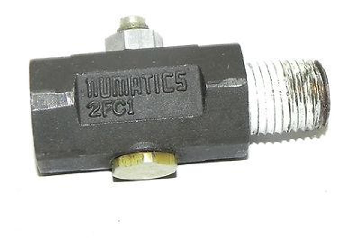 Used NUMATICS 2FC1 FLOW CONTROL VALVE USED