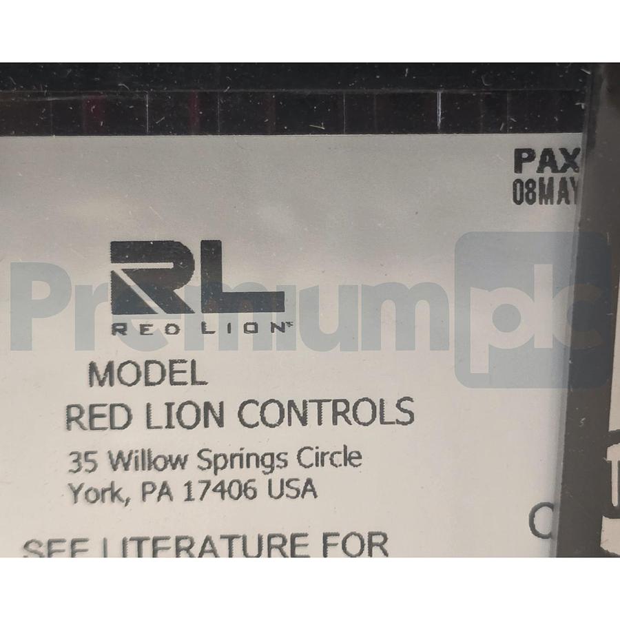 Used Red Lion PAXLID00 PAX Lite Digital Panel Meter 3 1/2 -digit 199.9 uADC-1.999 ADC