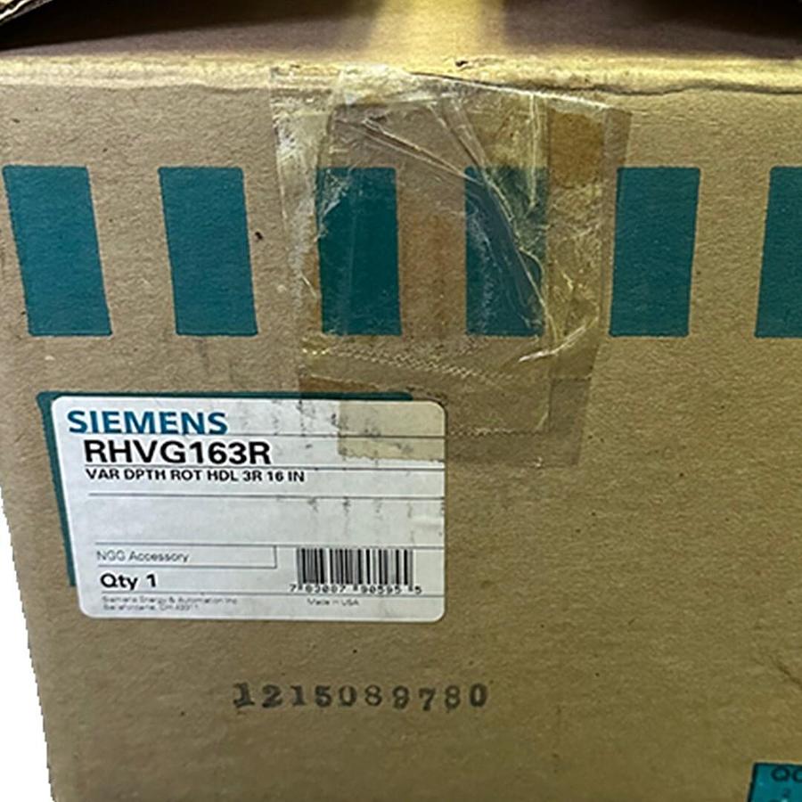 Used NEW SIEMENS RHVG163R VAR DPTH ROT HDL 3R 16 IN NGG DOOR MOUNT OPERATOR