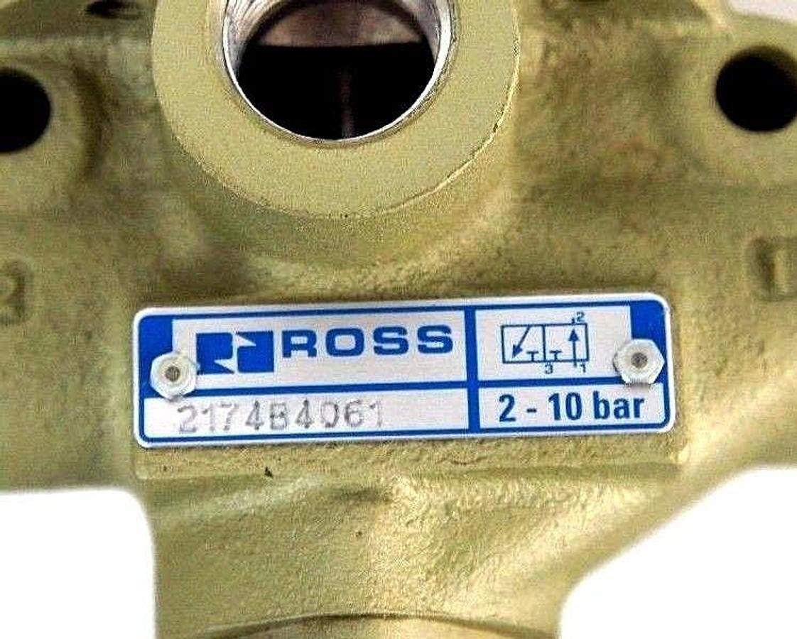 NIB ROSS 2174B4061 VALVE ALT.PART# 5473373 217B4 110/50 110-120/60 26VA, 2-10BAR