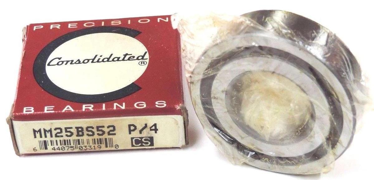 Used NIB CONSOLIDATED MM25BS52 PRECISION BEARING P/4