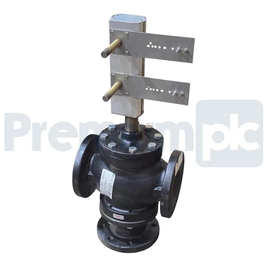 Belimo G7100-10113 4" DN100 3-Way Flanged Globe Valve NO/FO w/Actuator Stack NEW