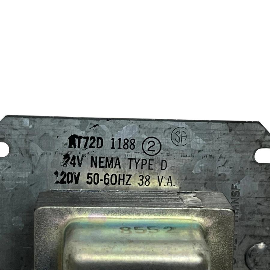 Honeywell AT72D 1188 Control Transformer 120V to 24V 38 VA NEMA Type D New
