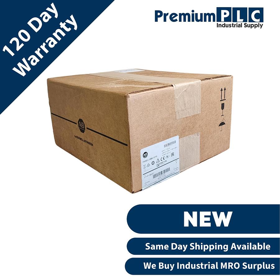Used NEW ALLEN BRADLEY 2713P-T9WD1 /A PanelView 5310 9" TOUCH SCREEN DISPLAY 24VDC