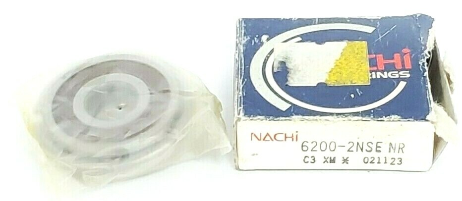 Used NIB NACHI 6200-2NSENR C3 BALL BEARING 6200-2NSE NR 62002NSENR