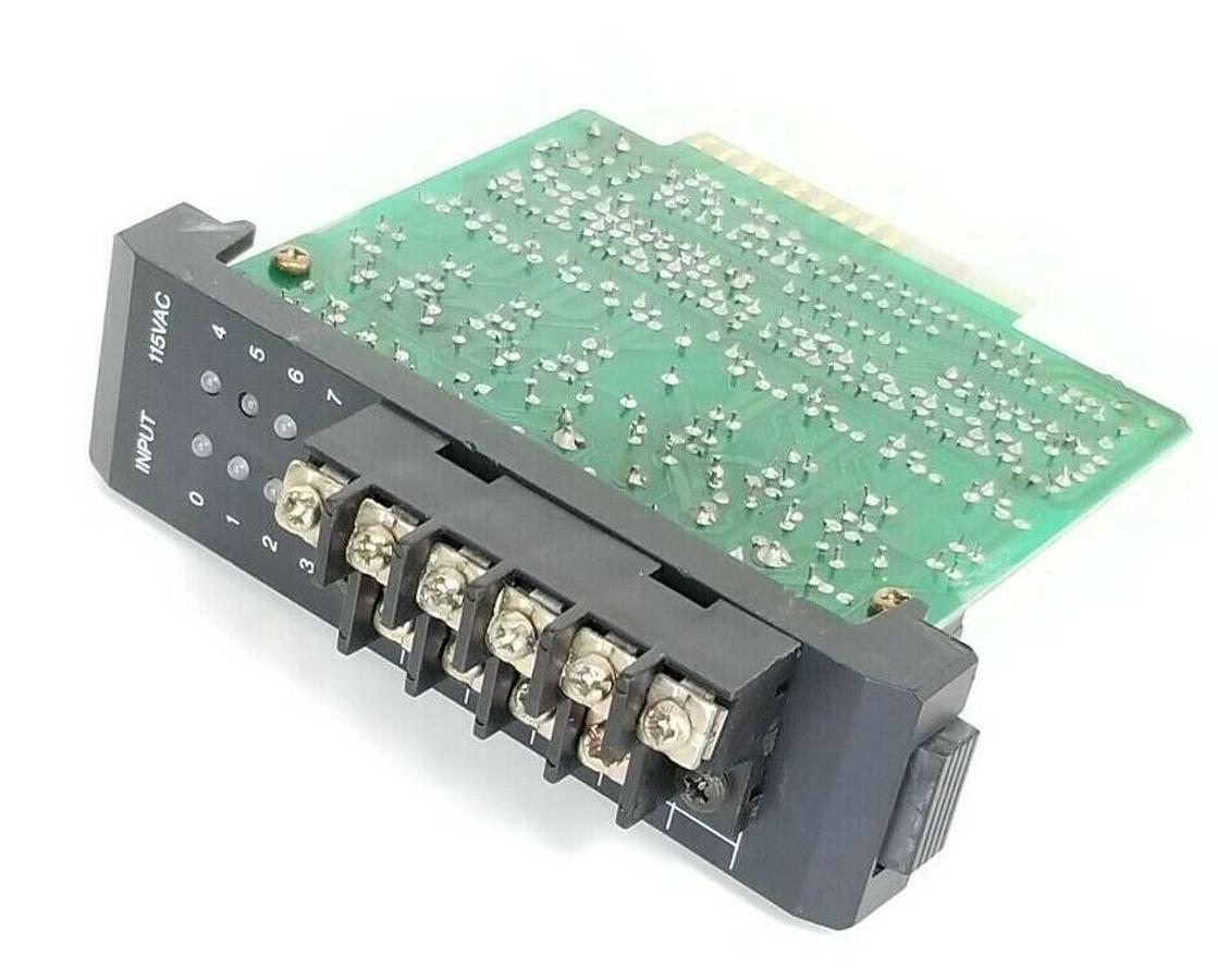 Used GE FANUC IC610MDL125B INPUT MODULE 115VAC 8 CIRCUIT IC610MDL125