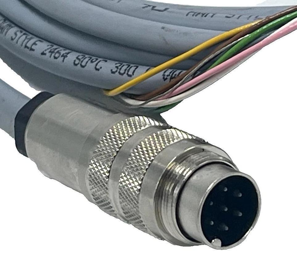Videojet Marsh Unicorn AL-75007 7-Way DIN Plug with Cable Rev. AC KSM3117