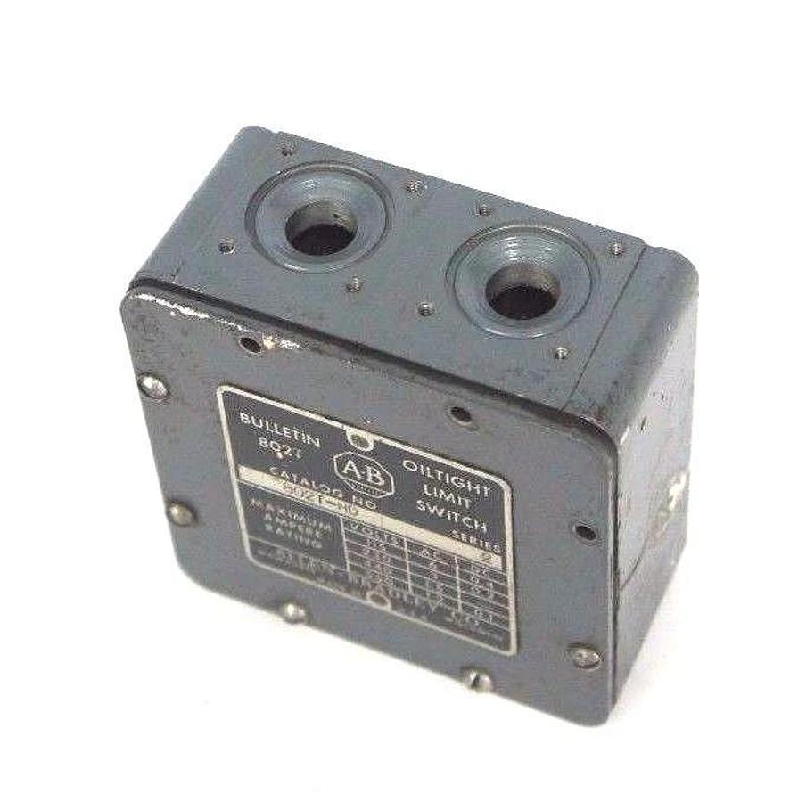 Used ALLEN BRADLEY 802T-HD LIMIT SWITCH SER 2, W/O HEADS, 802THD