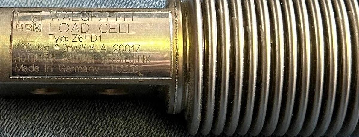 Used HBM Z6FD1-100 / Z6FD1 LOAD CELL 100KG MAX 2mV/V