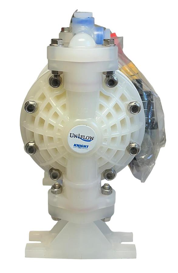 Used IDEX KNIGHT KAP-50SP / KAP50SP UNIFLOW AODD PUMP SYSTEM 1/2'' DIAPHRAGM NSNP