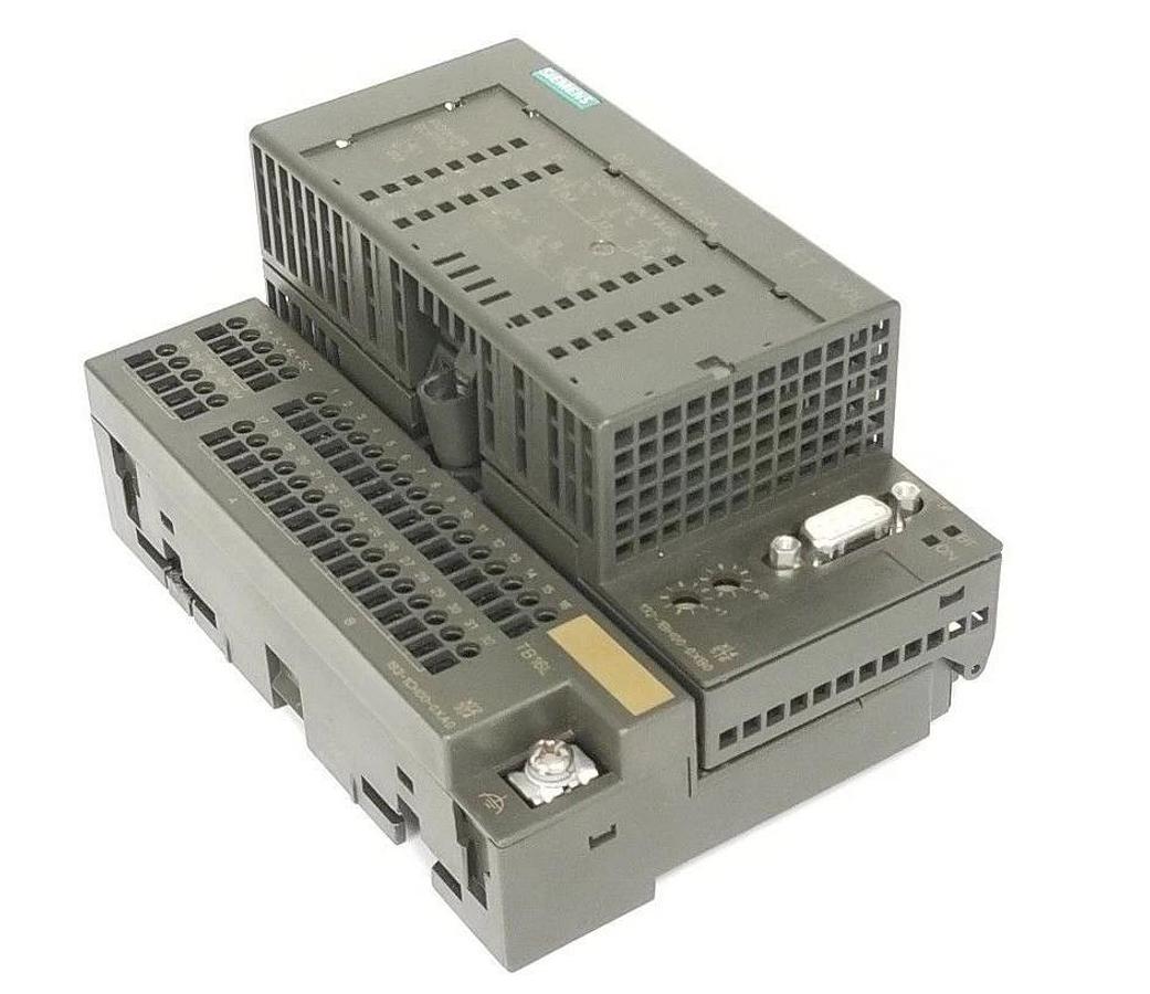 Used SIEMENS 6ES7 132-1BH00-0XB0 DIGITAL OUTPUT MODULE W/ 6ES7 193-1CH00-0XA0 BASE