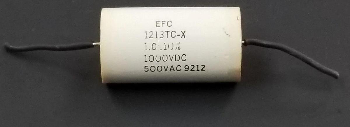 Used EFC 1213TC-X CAPACITOR 1000VDC, 500VAC 1.0 10%