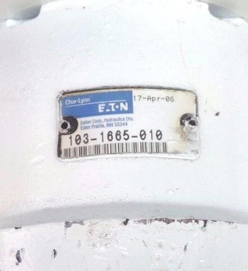 Used CHAR-LYNN EATON 103-1665-010 HYDRAULIC MOTOR 1031665010