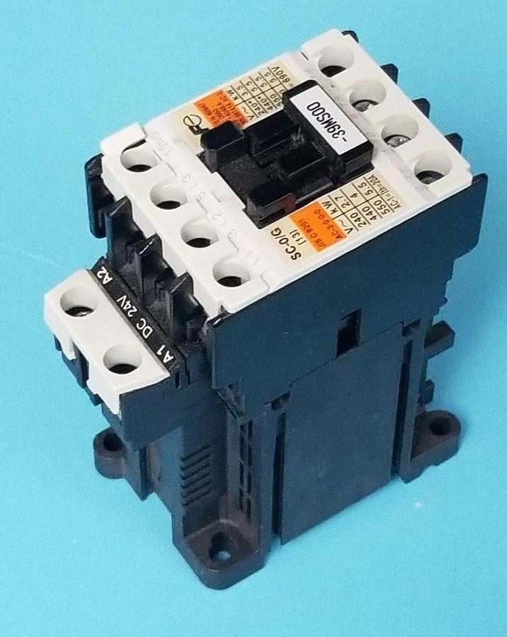 Used FUJI ELECTRIC SC-0/G [13] CONTACTOR CAT NO: 4GC0F0#10, SC13AG, SCO/G, 24VDC COIL