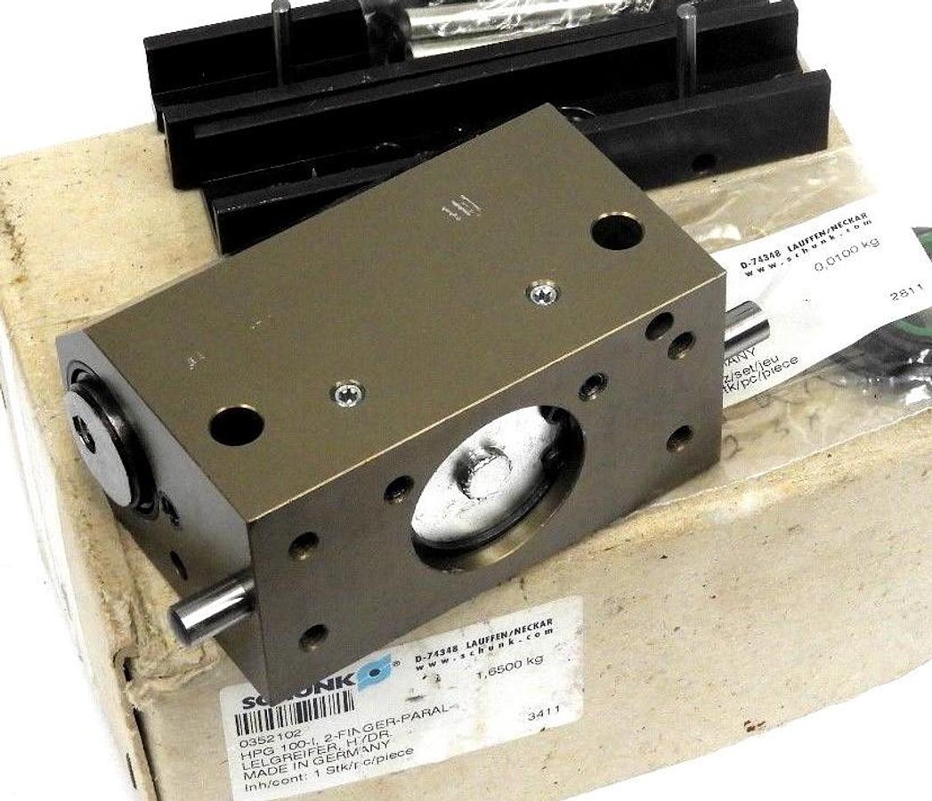 Used SCHUNK HPG 100-1 PARALLEL GRIPPER 352102, HPG1001
