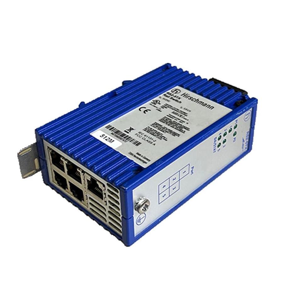 Used HIRSCHMANN RS2-5TX / RS25TX INDUSTRIAL ETHERNET RAIL SWITCH 5-PORT 32VDC