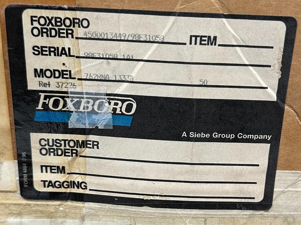 Used NEW FOXBORO 762RNA-1333B / 762RNA STRIP CHART RECORDER 4-20mA / 250R 115V NSMP