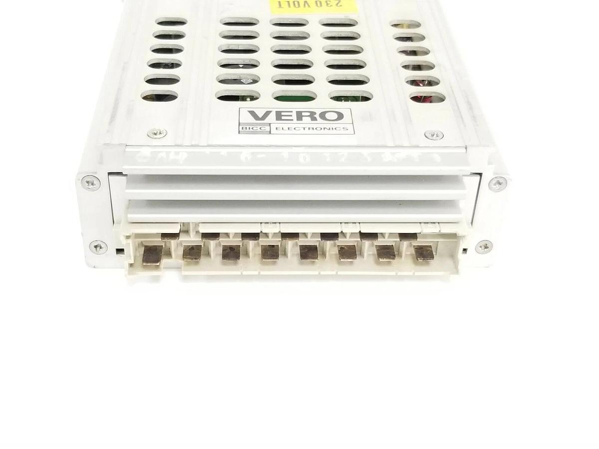 Used VERO BICC ELECTRONICS MONO PK60-FKK POWER SUPPLY TYPE: 116-010123D 115/230VAC