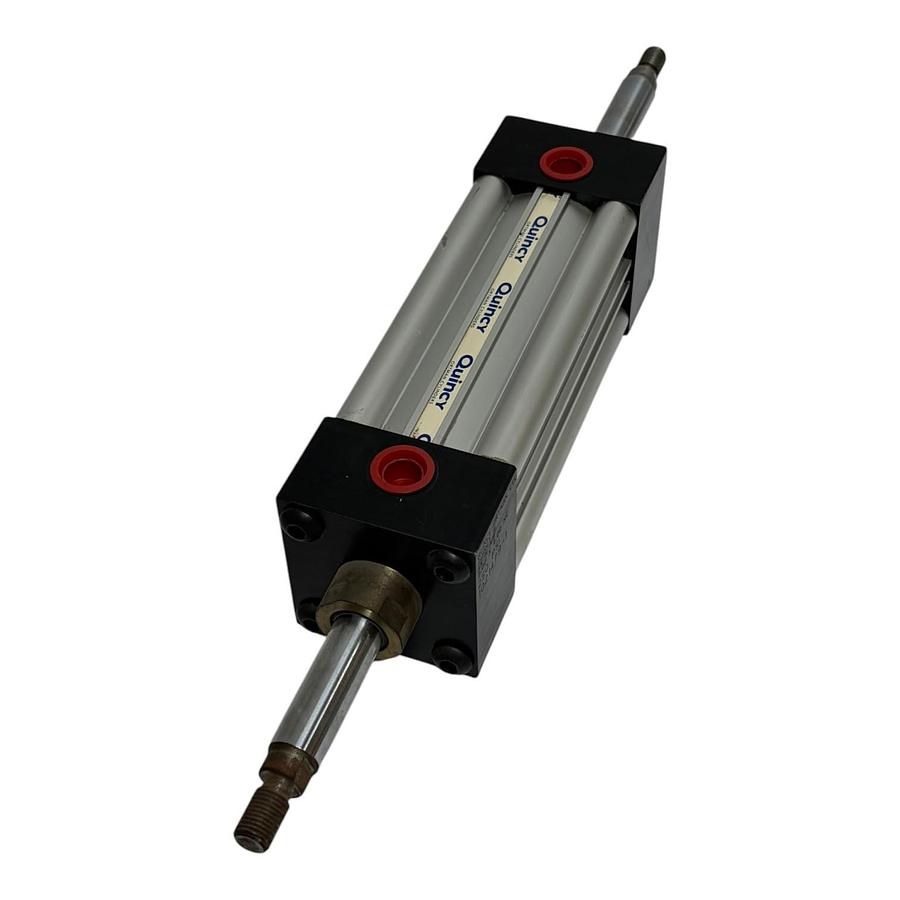 Used Quincy Ortman AS Series 2.00 x 4.00 Double Rod Pneumatic Cylinder 250 PSI