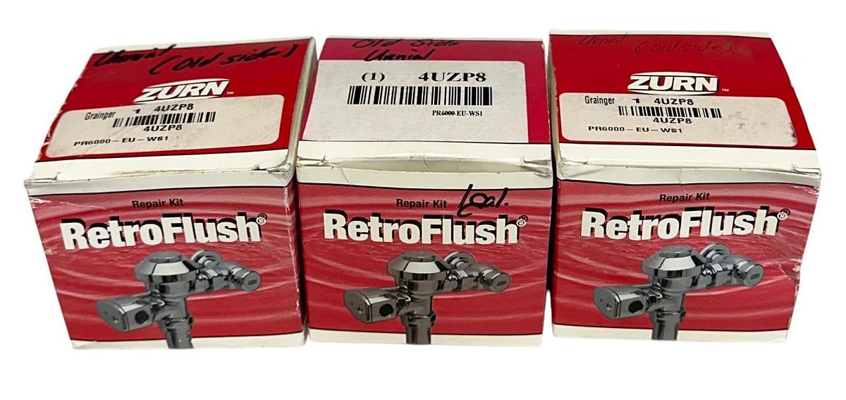 3 ZURN PR6000-EU-WS1 / PR6000EUWS1 RetroFlush REPAIR KITS AquaSense 4UZP8 NSMP