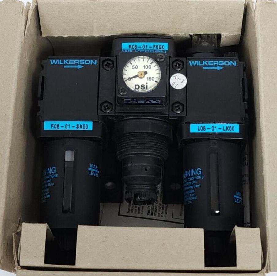 NIB WILKERSON C08-01-FKG0 COMBINATION FILTER-REG-LUB