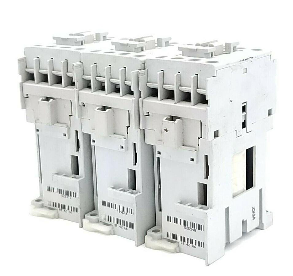 Used LOT OF 3 ALLEN BRADLEY 700-CF310Z* SER. A CONTROL RELAY CONTACTORS 24V DC