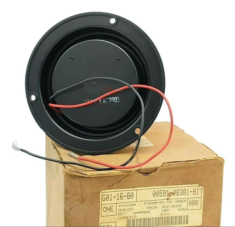 NIB TOYOTA STARLIFT TY00591-08381-81 STORBE 12/72V DC AMBER 00591-08381-81