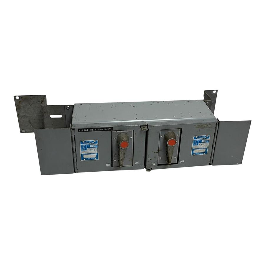 Used Sylvania QSFT633R QSF Unit Busway Plug-in Disconnect Fuse Switch 60A 240V 3P