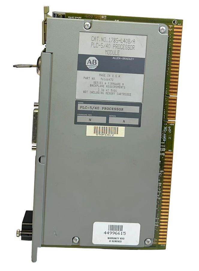 Refurbished ALLEN BRADLEY 1785-L40B /A PLC-5/40 PROCESSOR MODULE PLC 48K WORD SRAM REPAIRED