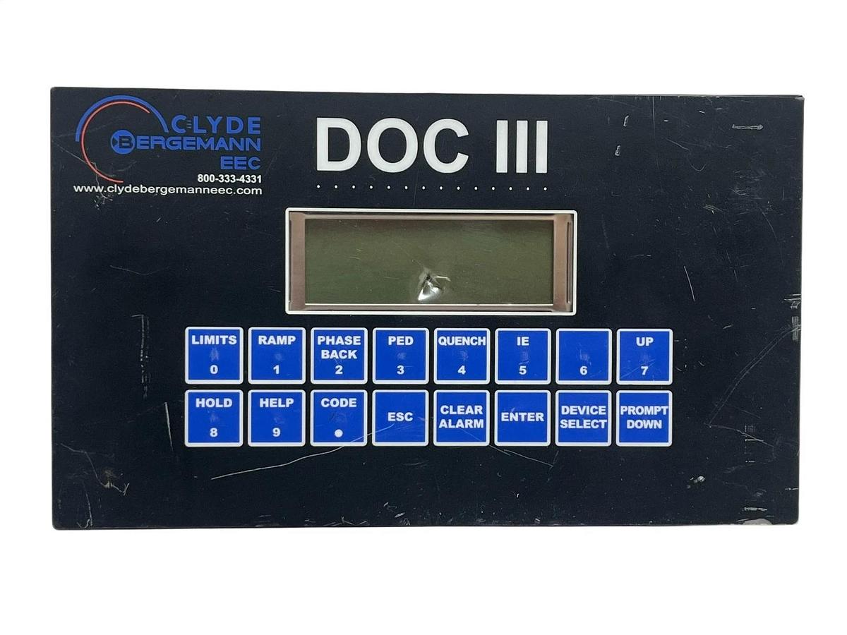 Used Environmental Elements EEC2156 / RK2156 DOC III Operator Interface