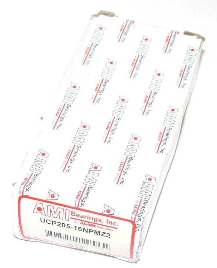 Used NIB AMI ASAHI UCP205-16NPMZ2 PILLOW BLOCK BEARING 1", UCP20516NPMZ2