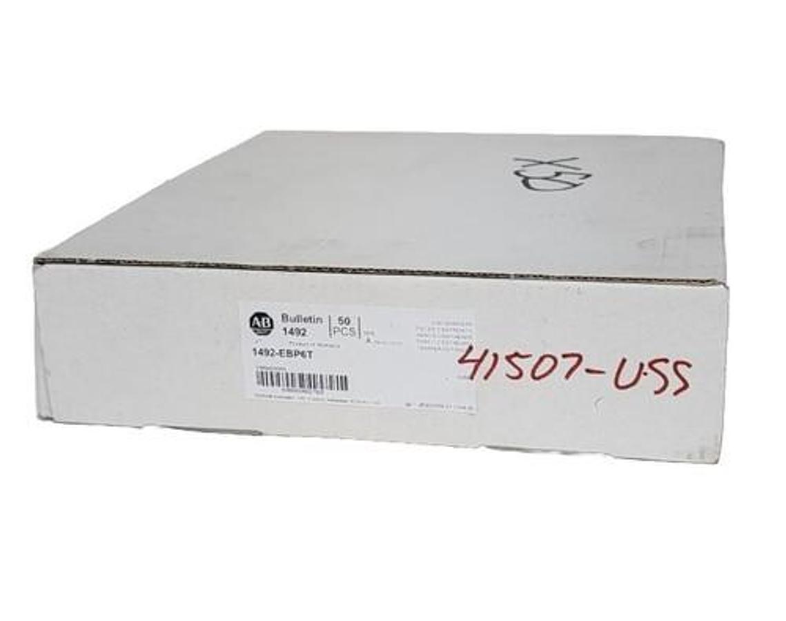 BOX OF 50 NEW ALLEN BRADLEY 1492-EBP6T END BARRIERS SER. A
